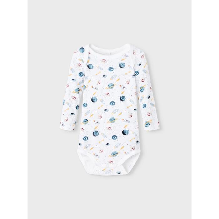 Σετ 5 τεμ. φορμάκια μπεμπέ αγόρι Name it-13194762-Legion Blue-organic cotton