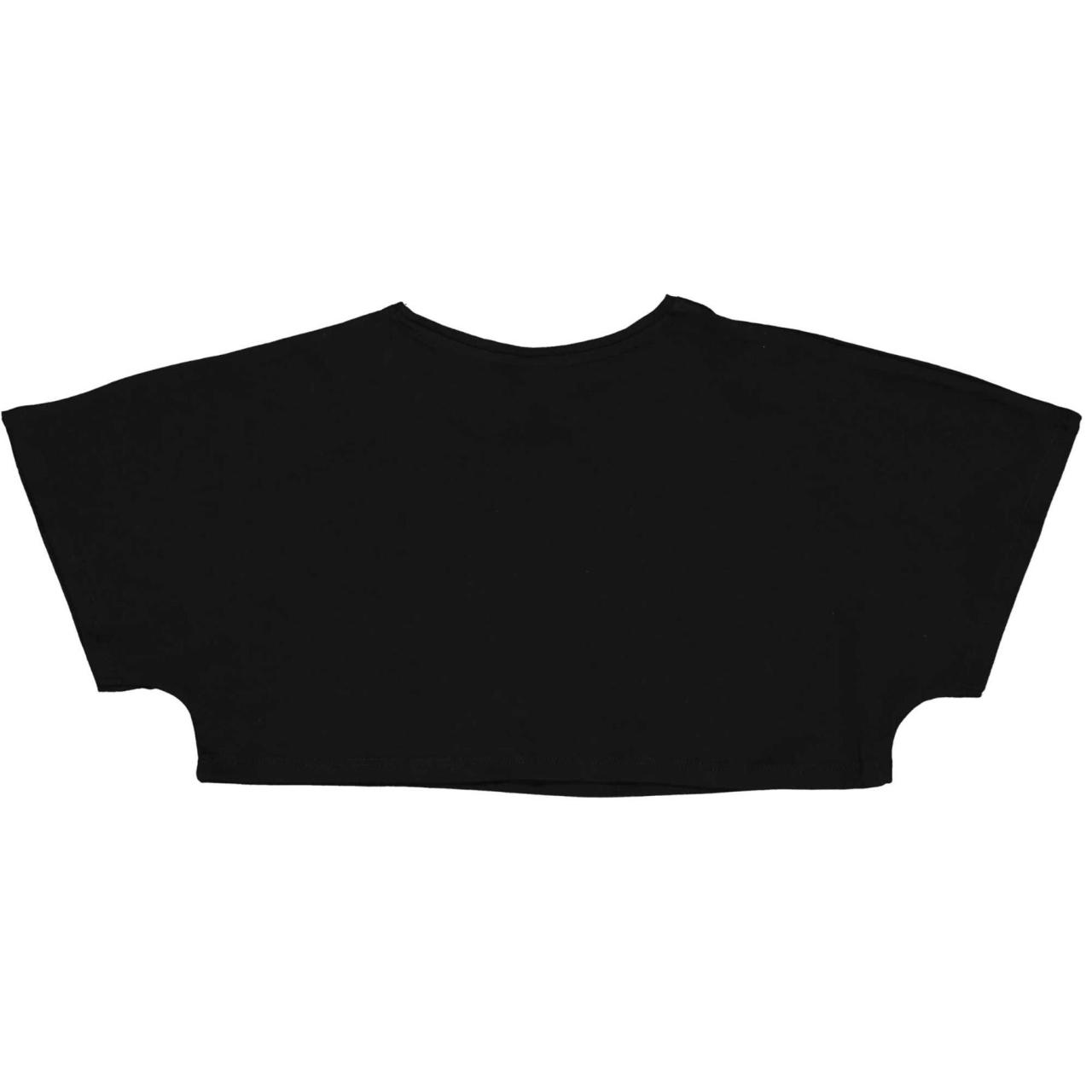 Μπλούζα μακό crop overized κορίτσι Trybeyond-999.44469-00.10A-BLACK φωτογραφία