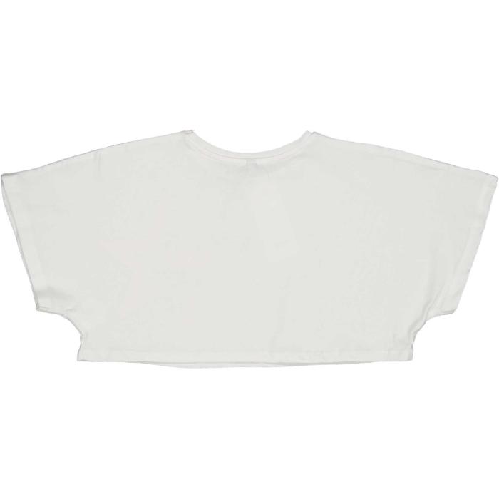 Μπλούζα μακό crop overized κορίτσι Trybeyond-999.44479.00.15A-WHITE