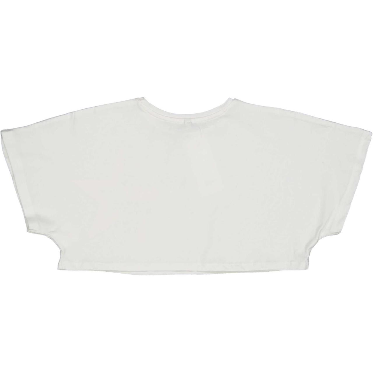 Μπλούζα μακό crop overized κορίτσι Trybeyond-999.44479.00.15A-WHITE φωτογραφία