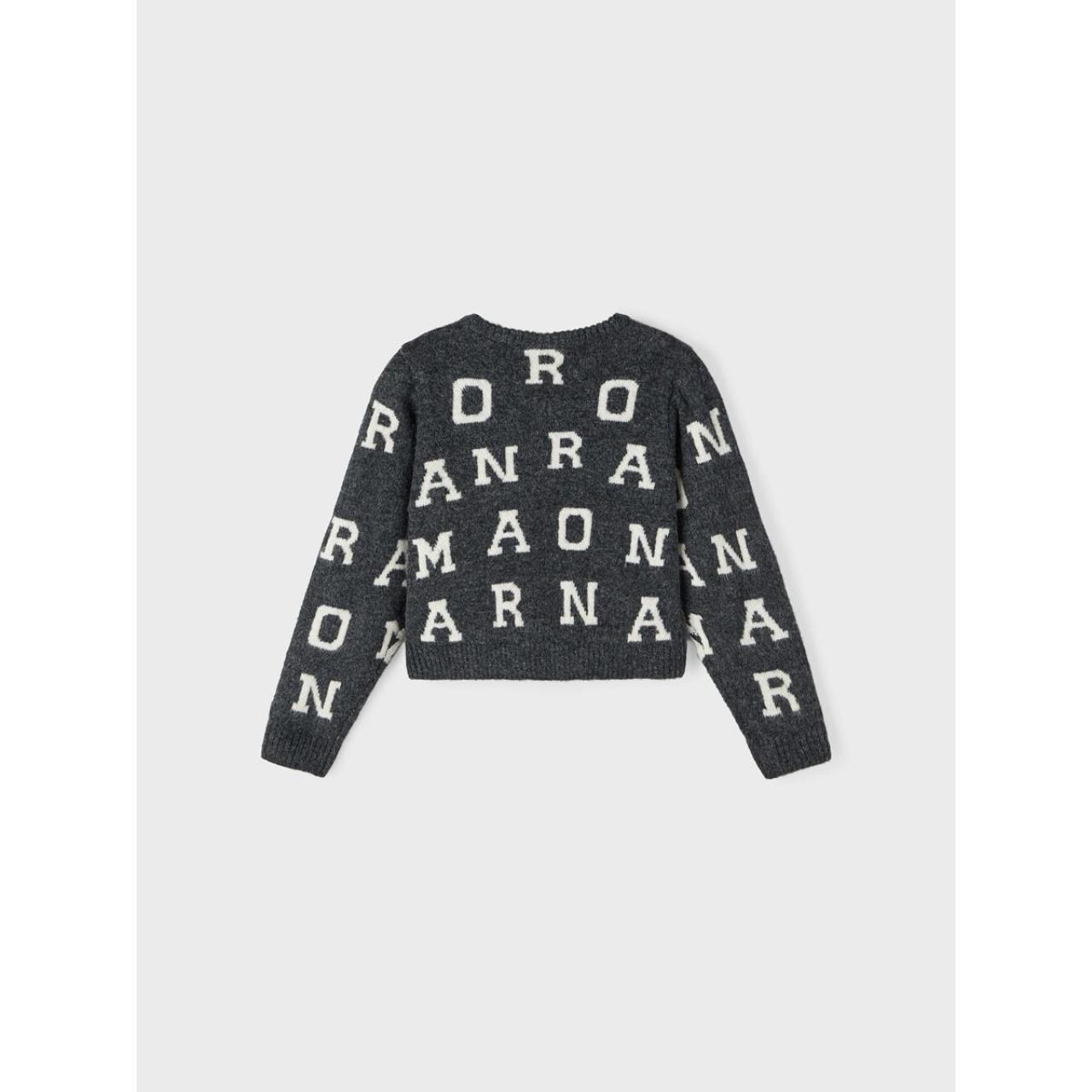 Μπλούζα πλεκτή κορίτσι name it-13221056-India Ink