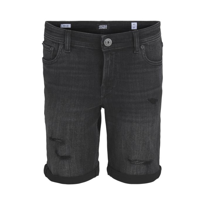 Βερμούδα τζιν μαύρη αγόρι JACK & JONES-12202238-Black Denim