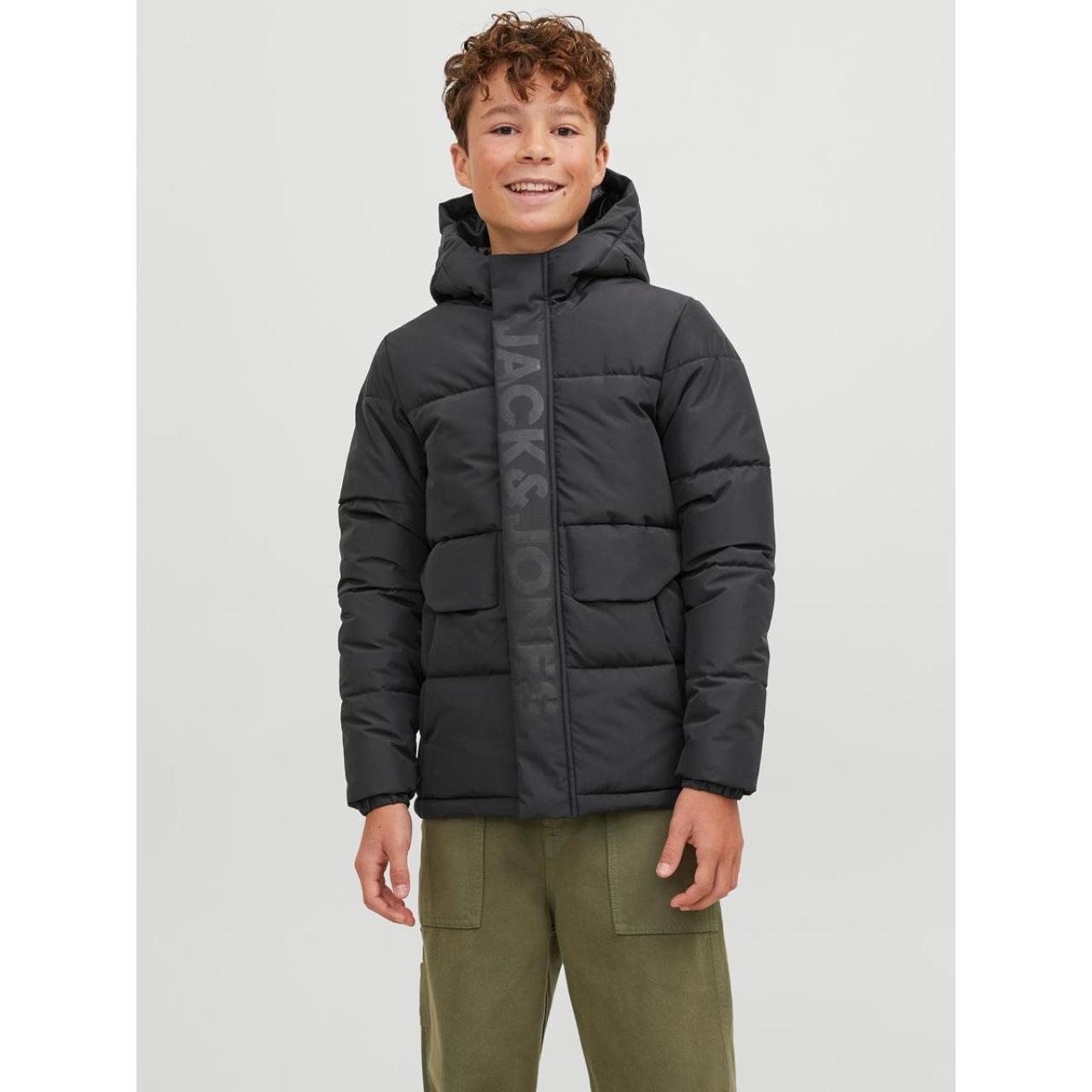 JACK&JONES Μπουφάν puffer αγόρι JACK & JONES-12246122-Black