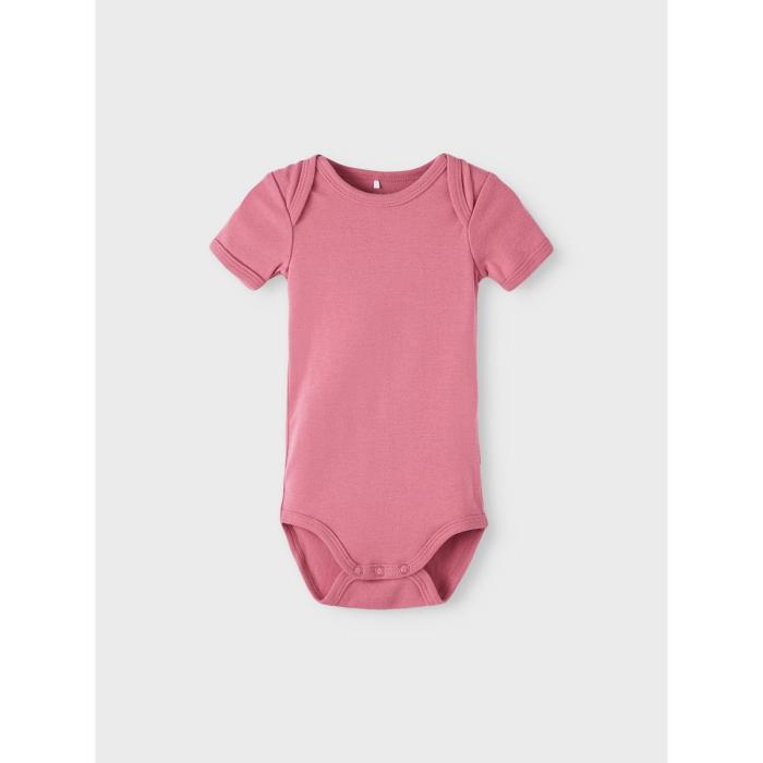 Φορμάκια σετ 3 τεμ. μπεμπέ κορίτσι Name it-13198628-Rose Wine-organic cotton