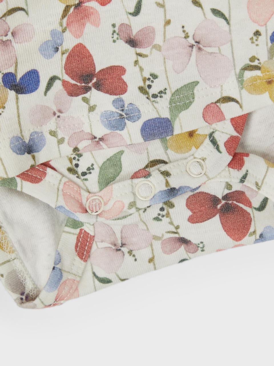 Φόρεμα μπεμπέ κορίτσι name it-13201247-White Alyssum-organic cotton φωτογραφία