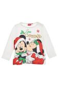 Μπλούζα μπεμπέ κορίτσι christmas Minnie Mouse-HU0036-OWHITE