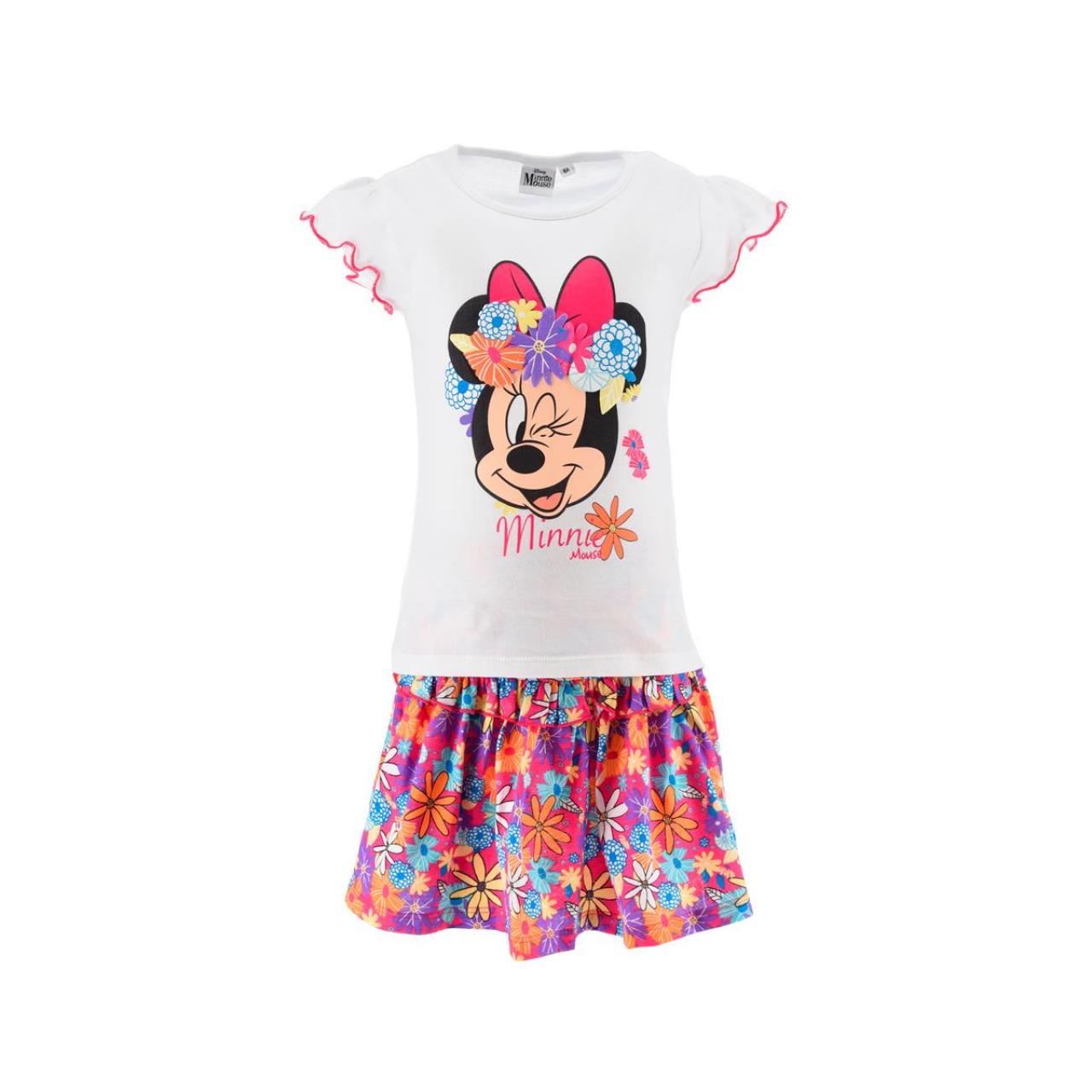 SUPER HEROES Σετ μακό κορίτσι Minnie Mouse-WE1086-WHITE