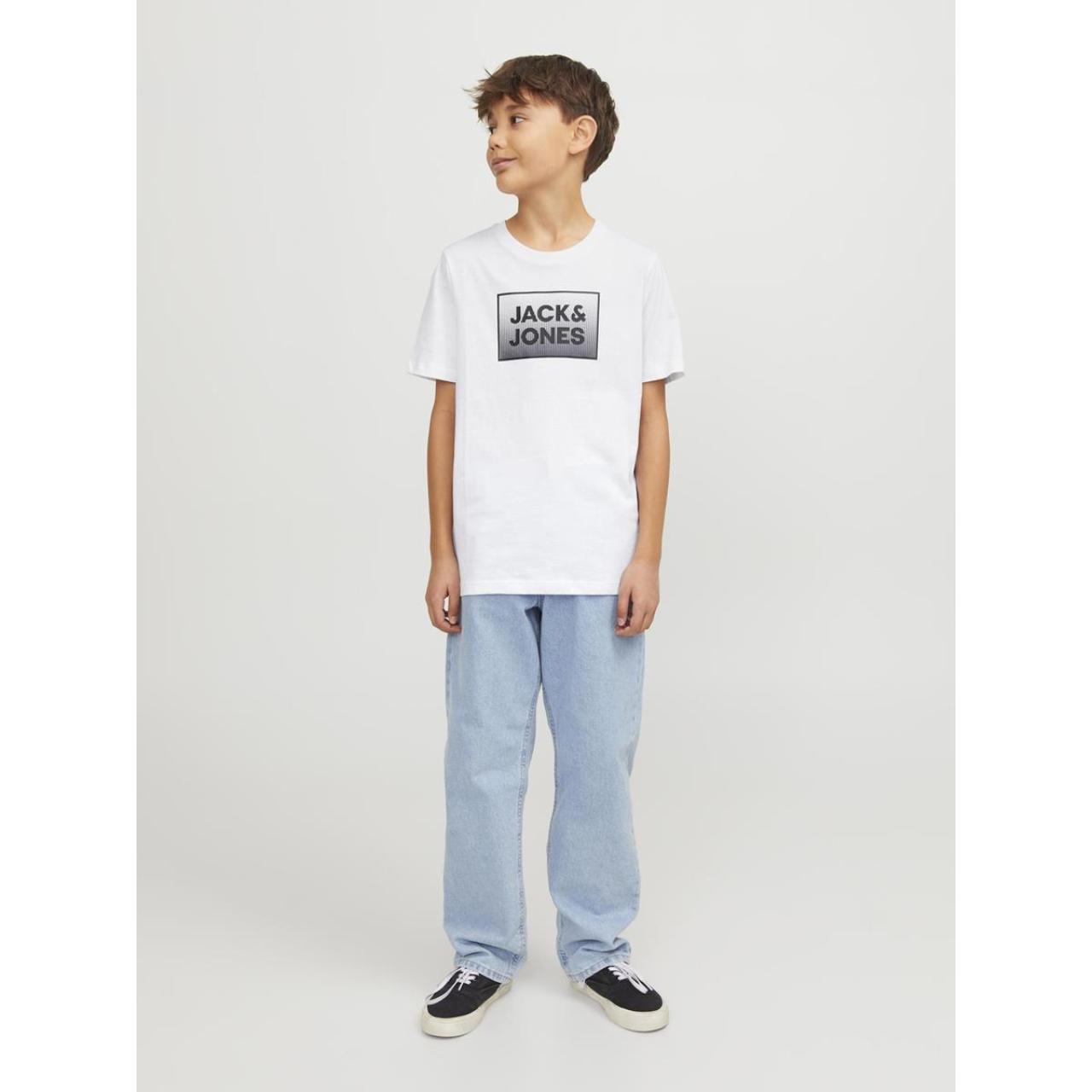 Μπλούζα μακό αγόρι JACK & JONES-12249633-White