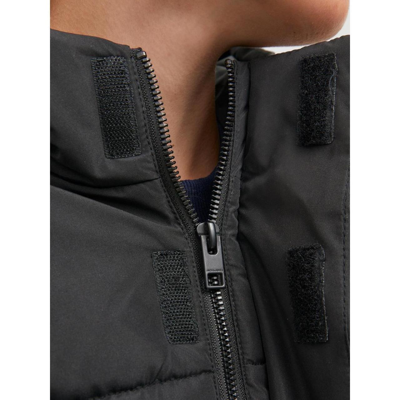 Μπουφάν puffer αγόρι JACK & JONES-12246122-Black φωτογραφία