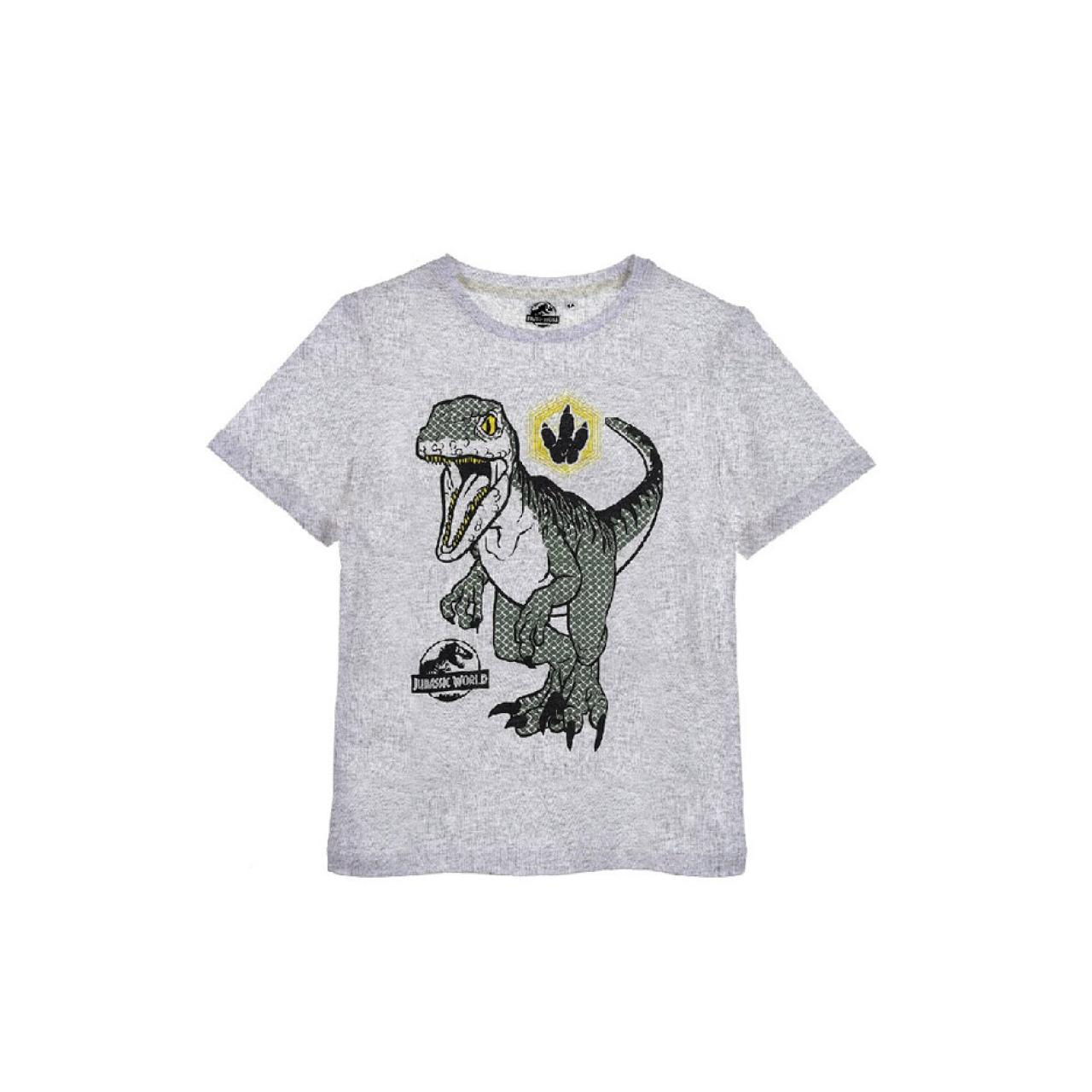 SUPER HEROES Μπλούζα μακό αγόρι JURASSIC WORLD-EV1209-GREY