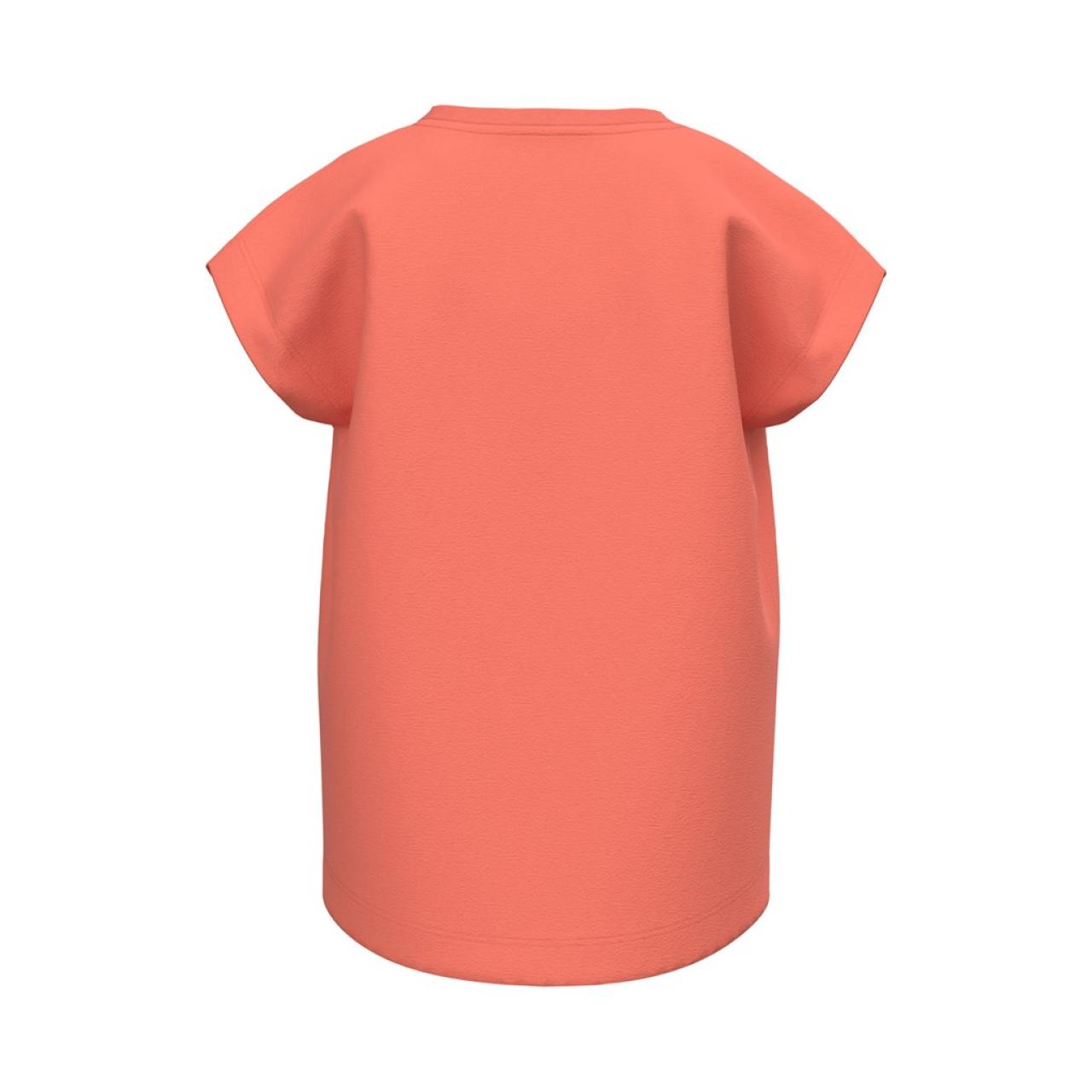 Μπλούζα μακό κορίτσι name it-13215037-Coral φωτογραφία