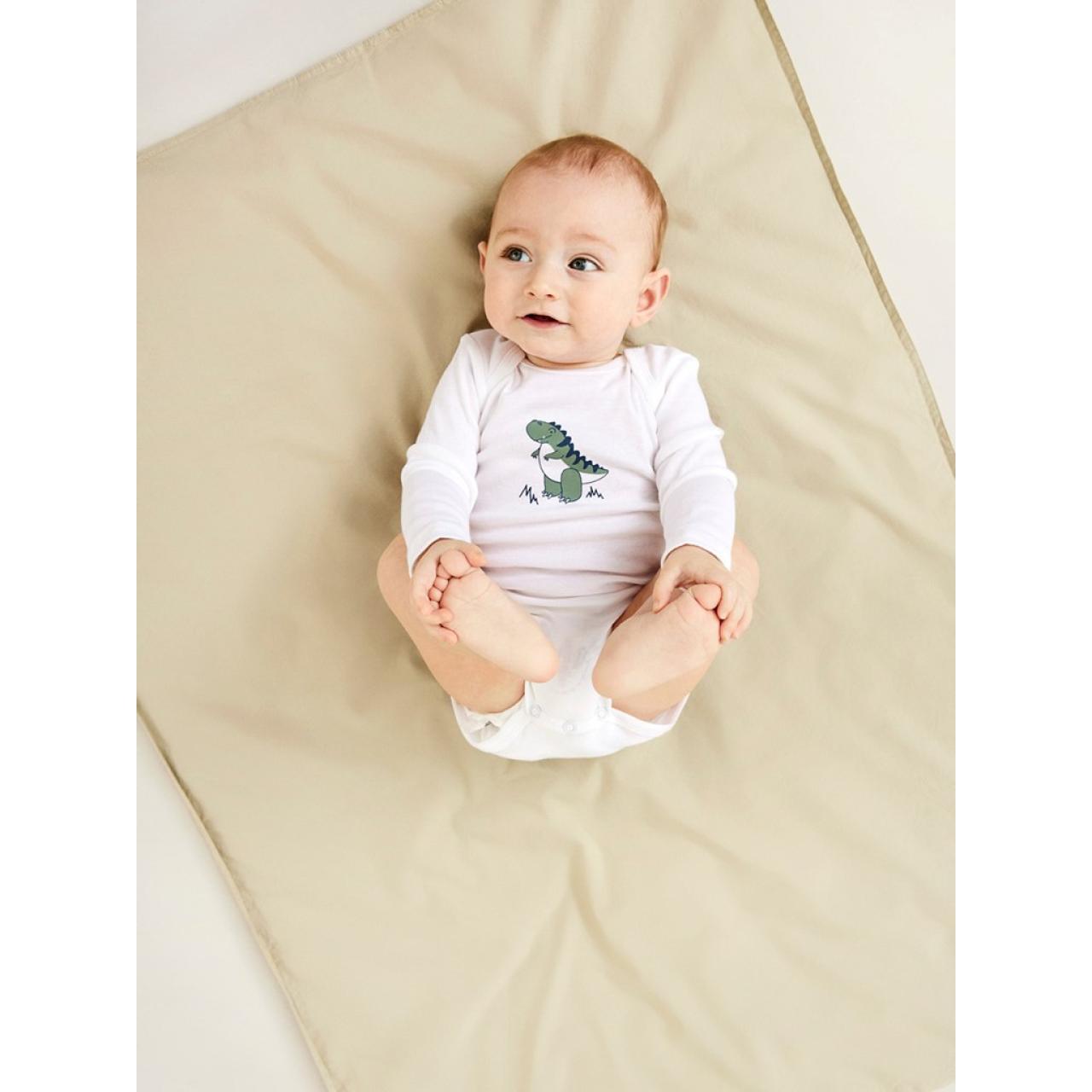 Σετ 3 τεμ. φορμάκια μπεμπέ αγόρι Name it-13206293-Laurel wreath-organic cotton φωτογραφία