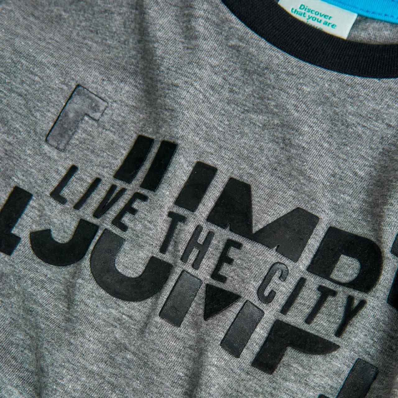 Μπλούζα μακό αγόρι Boboli-507002-8125-Grey