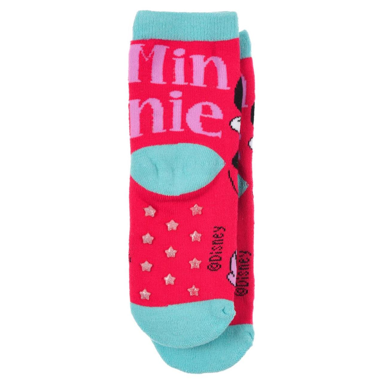 Κάλτσες αντιολισθητικές κορίτσι Minnie Mouse-HW0628-FUSHIA φωτογραφία