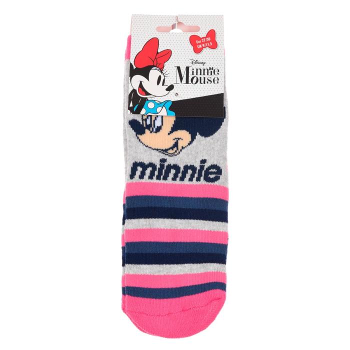 Κάλτσες αντιολισθητικές κορίτσι Minnie Mouse-HW0628-LGREY