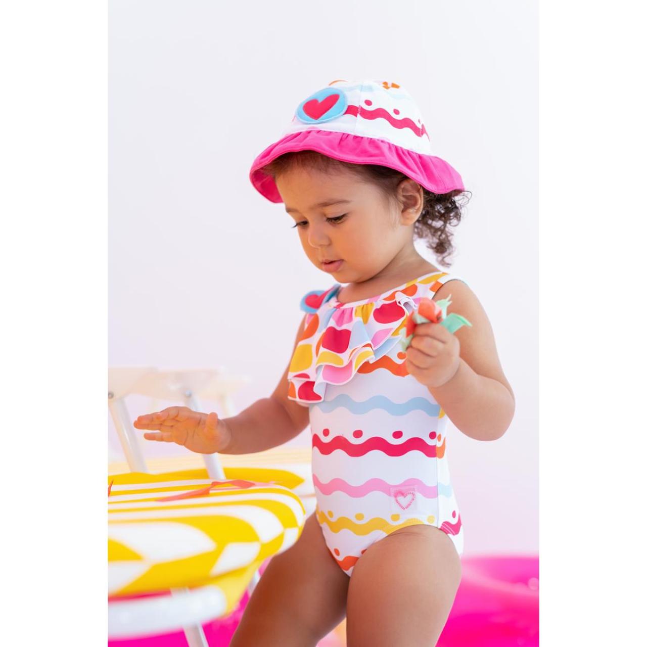 Μαγιό ολόσωμο κορίτσι Agatha Ruiz De La Prada-6701S23-WHITE φωτογραφία