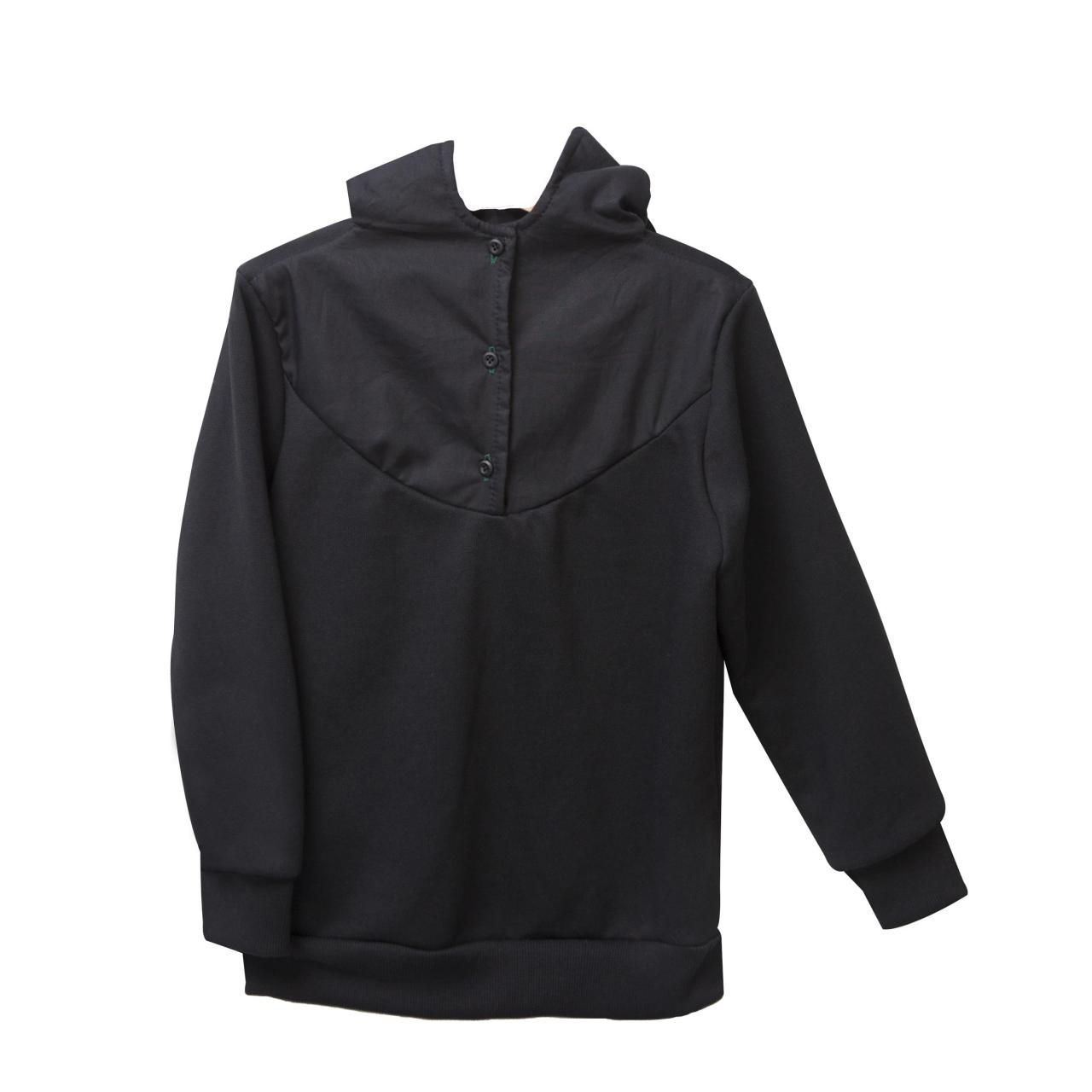 TWO IN A CASTLE Μπλούζα φούτερ αγόρι two in a castle-T2828-BLACK