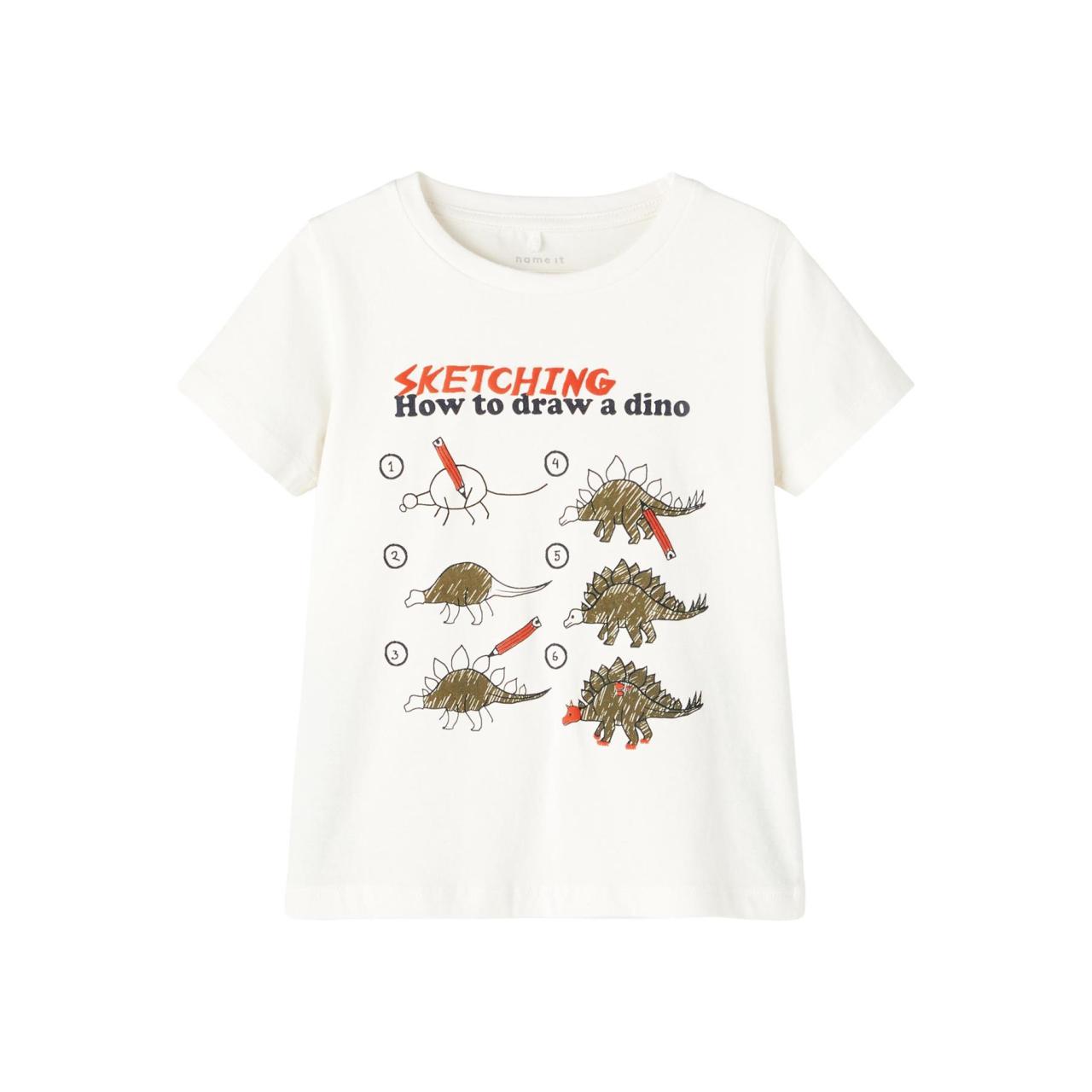 Name it Μπλούζα μακό αγόρι name it-13202942-White Alyssum-organic cotton
