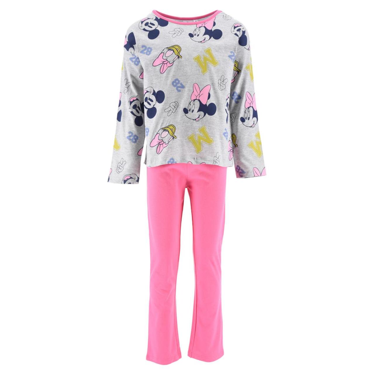 SUPER HEROES Πιτζάμα μακό κορίτσι Minnie Mouse-HW2043-LGREY