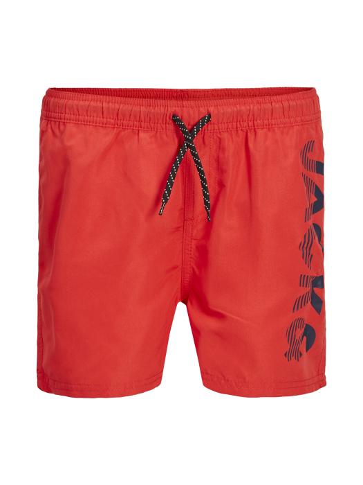 Μαγιό βερμούδα αγόρι JACK & JONES-12206200-Flame Scarlet