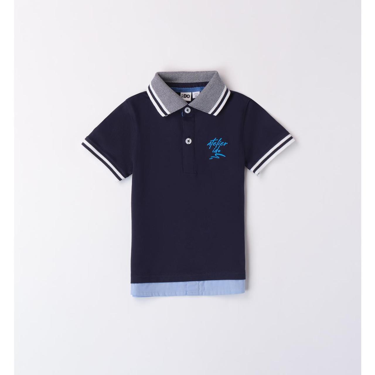 Μπλούζα πόλο αγόρι I DO-48671-3854-Navy