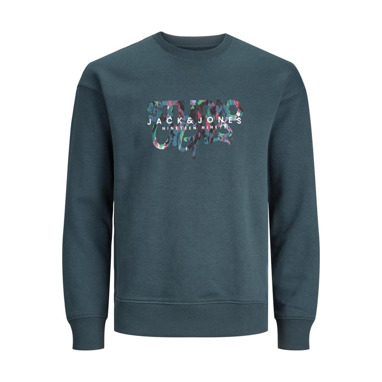 Μπλούζα φούτερ αγόρι Jack & Jones-12243097-Magical Forest