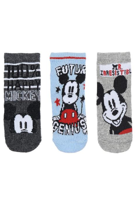 Καλτσάκια σετ 3 τεμ. μπεμπέ αγόρι Mickey Mouse-HU0621-PACK1