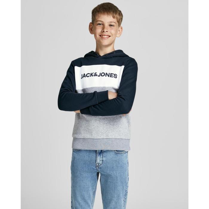 Μπλούζα φούτερ αγόρι JACK & JONES-12173901-Navy Blazer