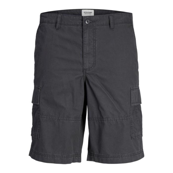 Βερμούδα υφασμάτινη cargo αγόρι JACK & JONES-12254171-Asphalt