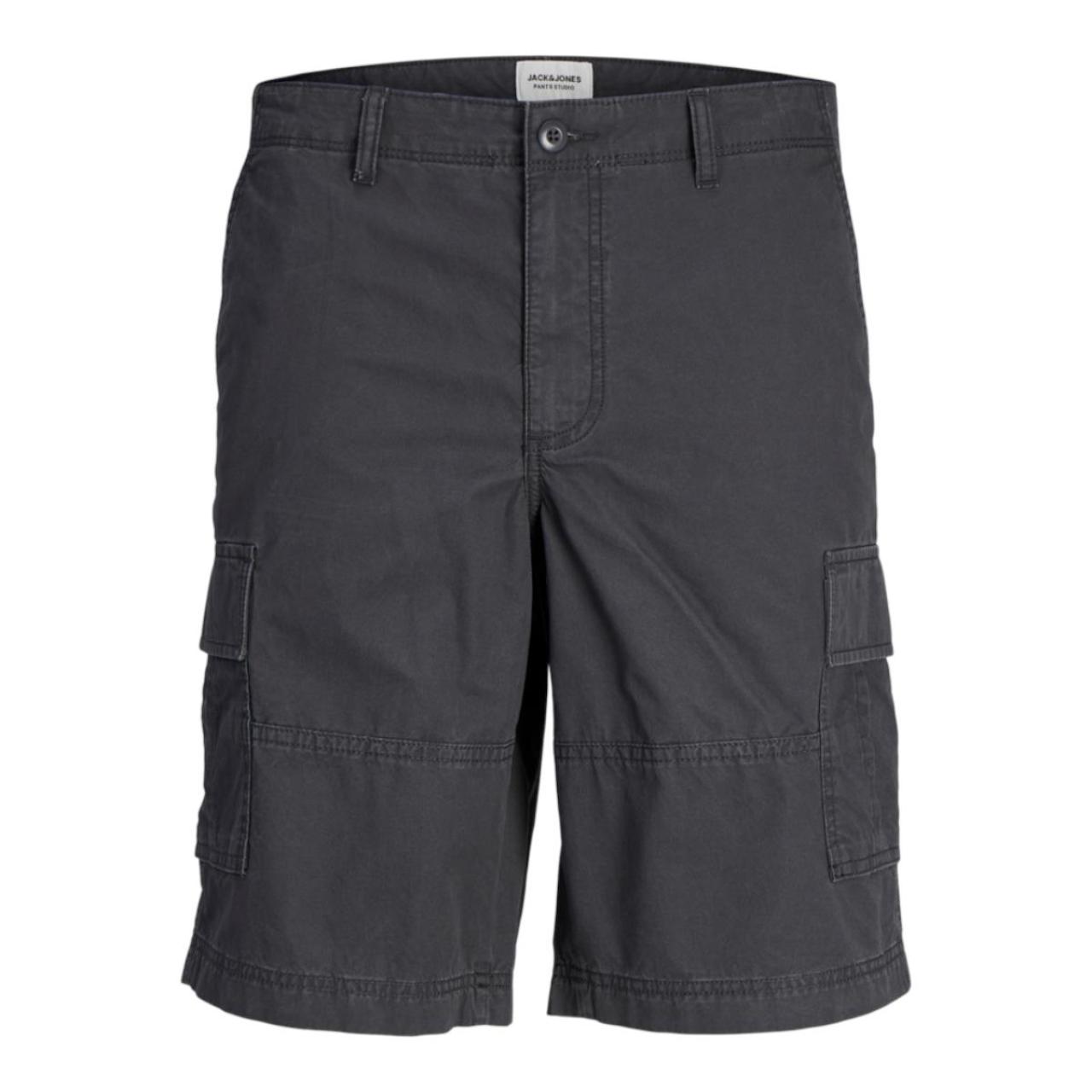 JACK&JONES Βερμούδα υφασμάτινη cargo αγόρι JACK & JONES-12254171-Asphalt