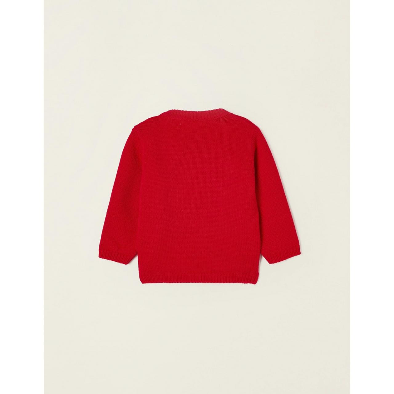 Μπλούζα μπεμπέ πλεκτή αγόρι Christmas ZIPPY-31047510040-Red φωτογραφία