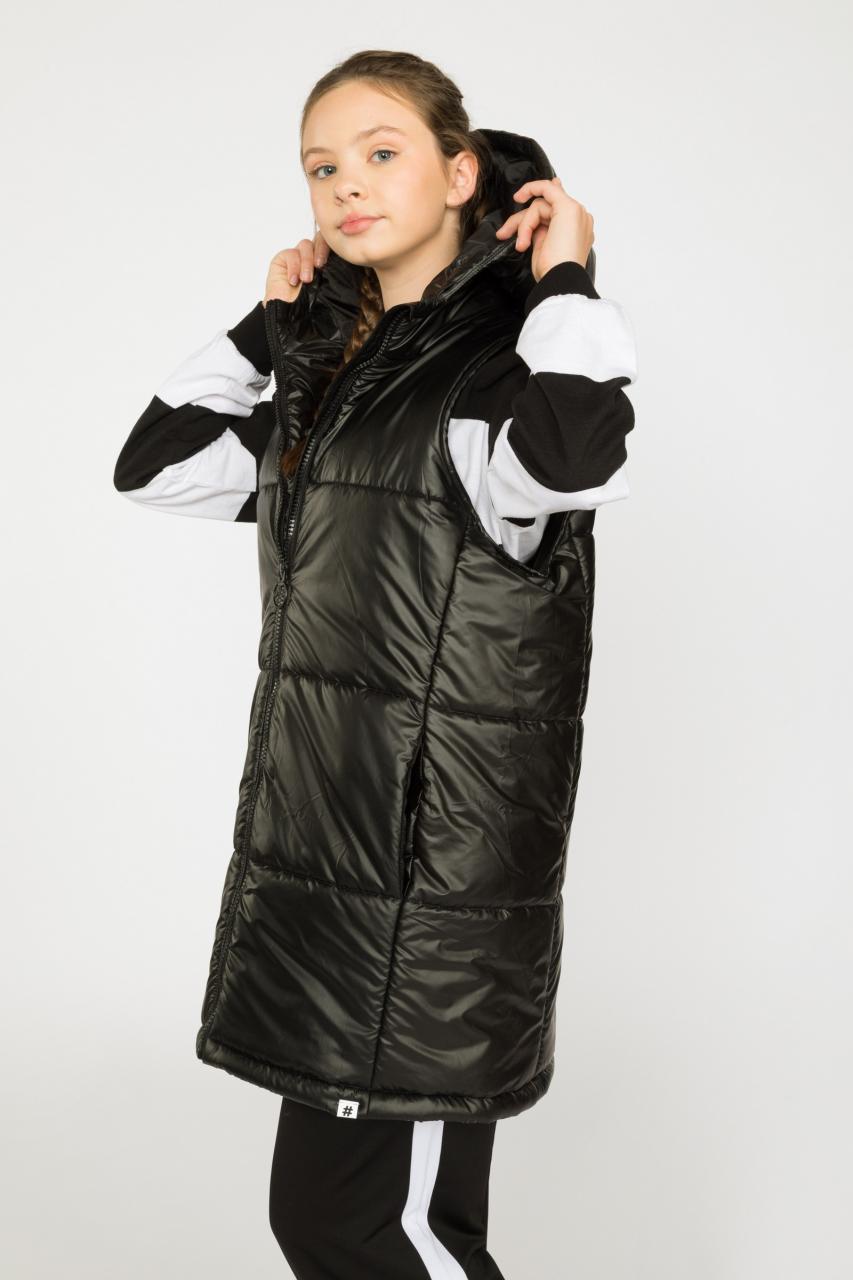 Μπουφάν μακρύ αμάνικο κορίτσι Reporter Young-223-0887G-05-BLACK φωτογραφία
