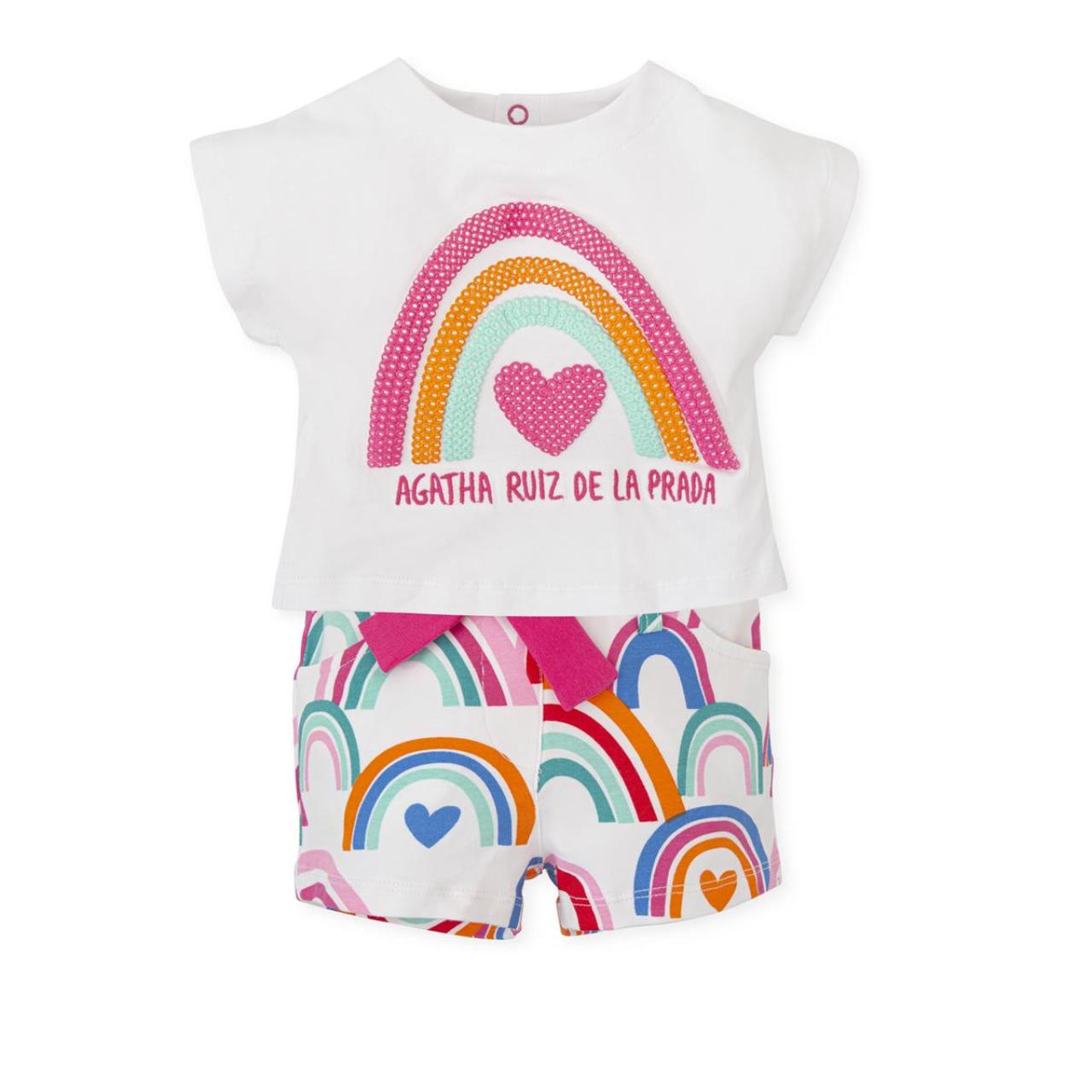 AGATHA RUIZ DE LA PRADA Σετ μακό κορίτσι Agatha Ruiz De La Prada-8100S24-OPTICAL WHITE