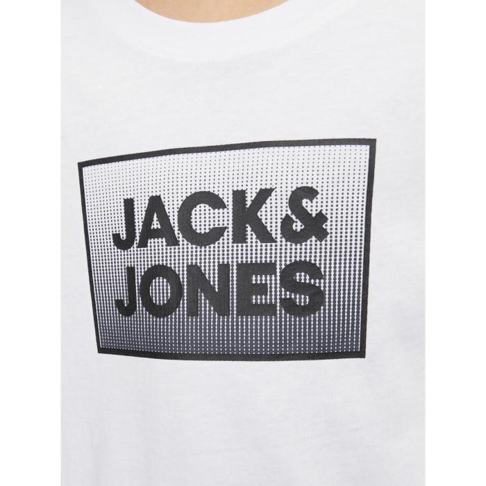 Μπλούζα μακό αγόρι JACK & JONES-12249633-White