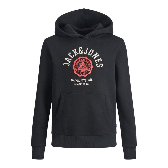 Μπλούζα φούτερ αγόρι Jack & Jones-12212287-Black