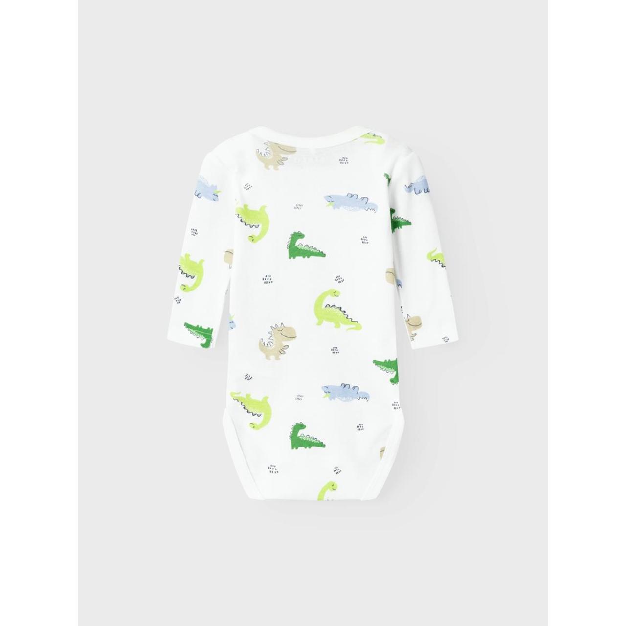 Σετ 2 τεμ. φορμάκια μπεμπέ αγόρι Name it-13227018-Laurel Wreath-organic cotton φωτογραφία