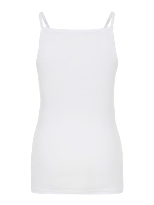 Σετ 2 τεμ. φανελάκι κορίτσι Name it -13163590-white organic cotton