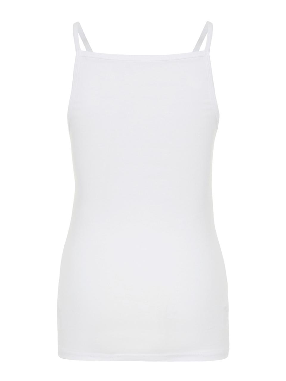 Σετ 2 τεμ. φανελάκι κορίτσι Name it -13163590-white organic cotton