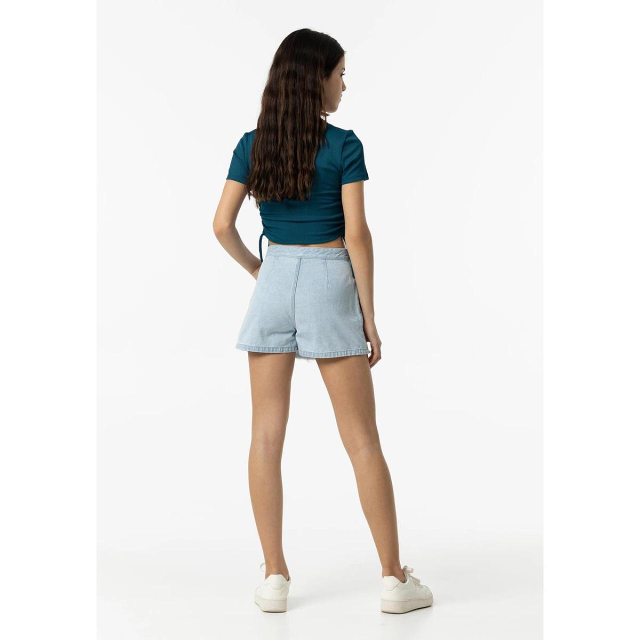 Σορτς skort τζιν κορίτσι Tiffosi-10054629-C10-Light Blue Denim