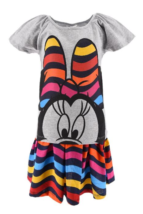 Σετ μακό φούστα κορίτσι Minnie Mouse-EV1079-LIGHT GREY