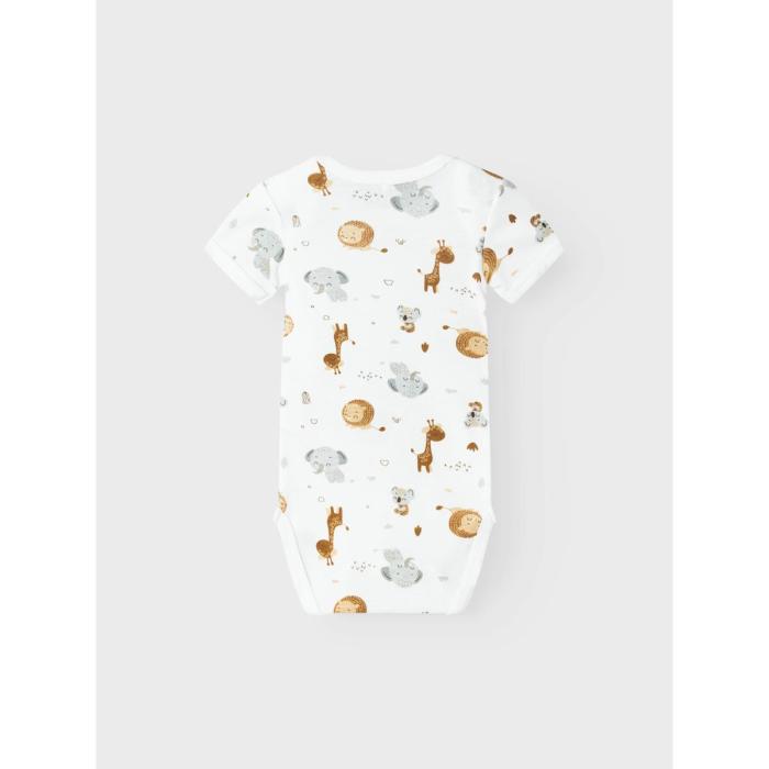 Σετ 2 τεμ. φορμάκια μπεμπέ unisex Name it-13228804-Bright White-organic cotton