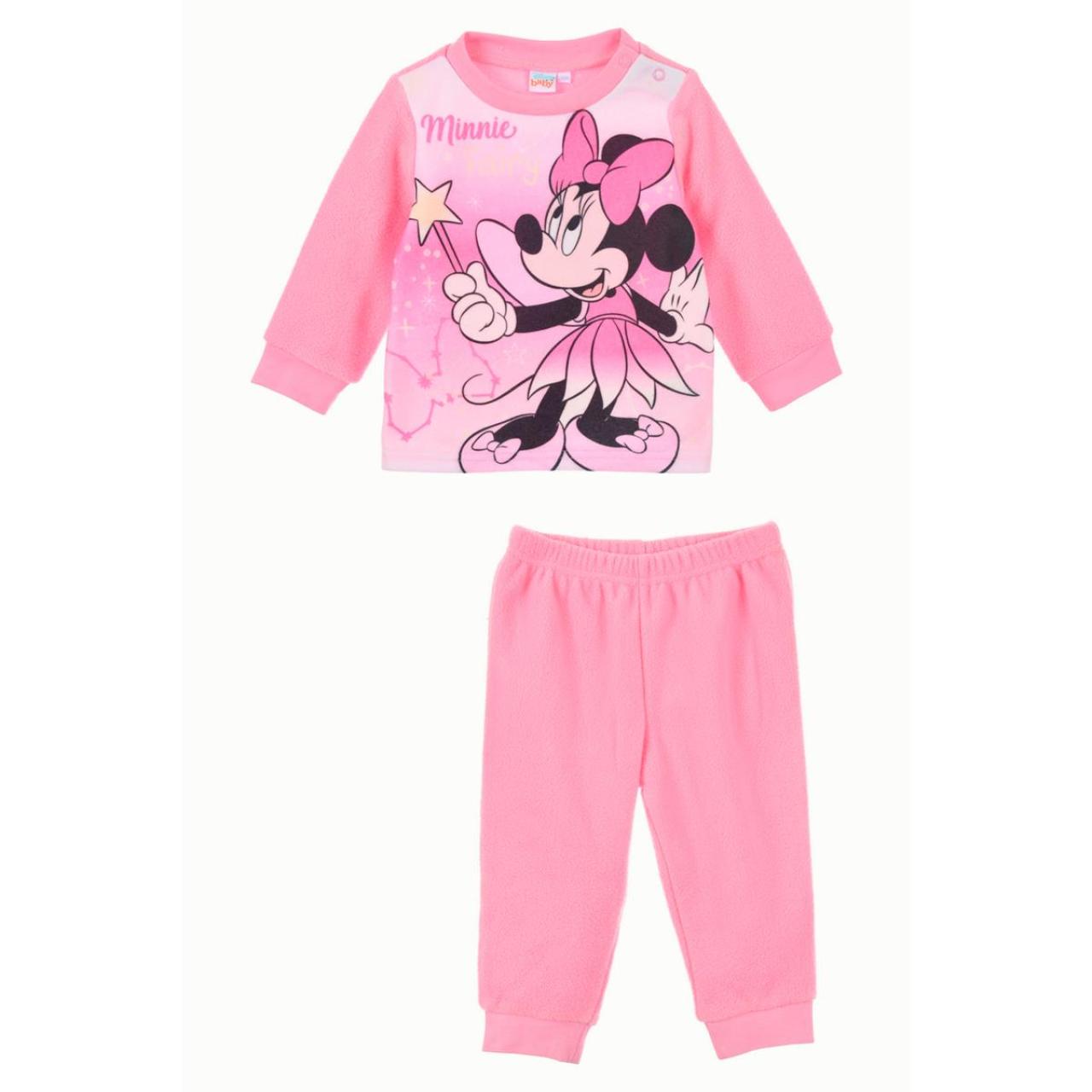 SUPER HEROES Πιτζάμα μπεμπέ fleece κορίτσι Minnie Mouse-HW0352-LPINK