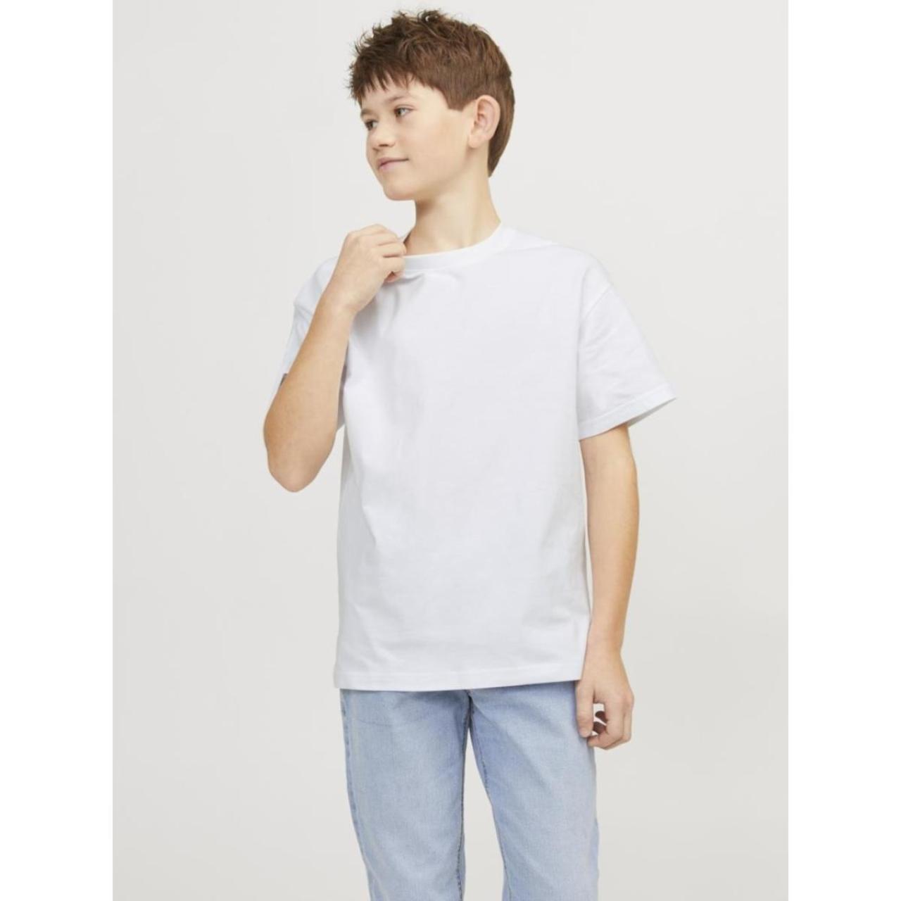 Μπλούζα μακό αγόρι JACK & JONES-12254288-White φωτογραφία