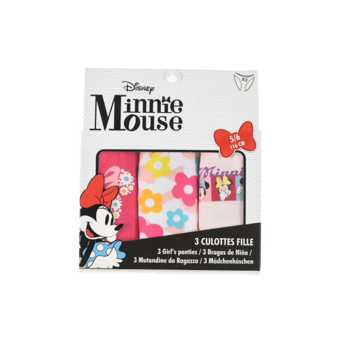 Εσώρουχα κυλοτάκια 3 τεμ. κορίτσι Minnie Mouse-EX3015-BOX3