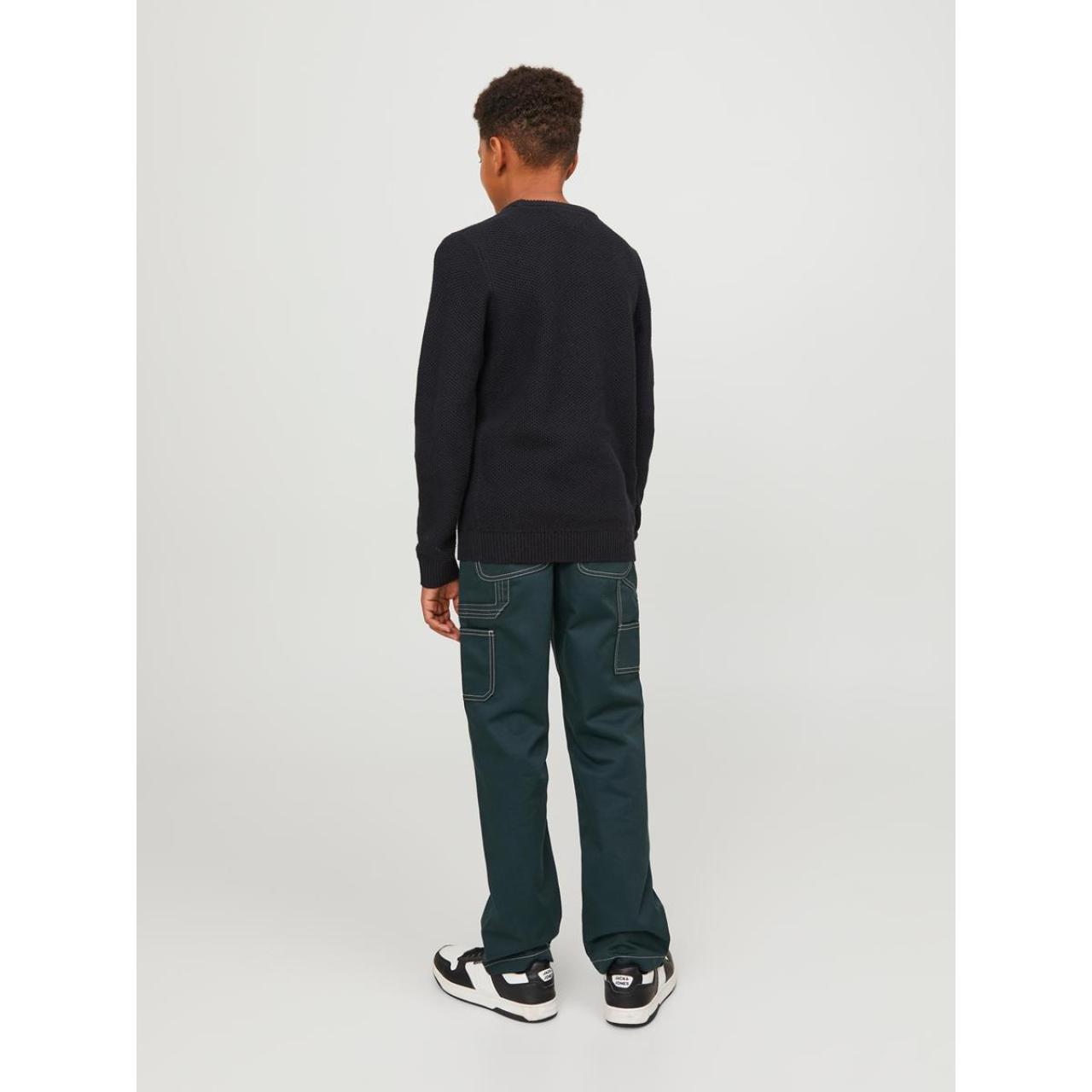 Μπλούζα πλεκτή αγόρι Jack & Jones-12247056-Black φωτογραφία