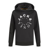 Μπλούζα φούτερ αγόρι Jack & Jones-12243441-Black/Big