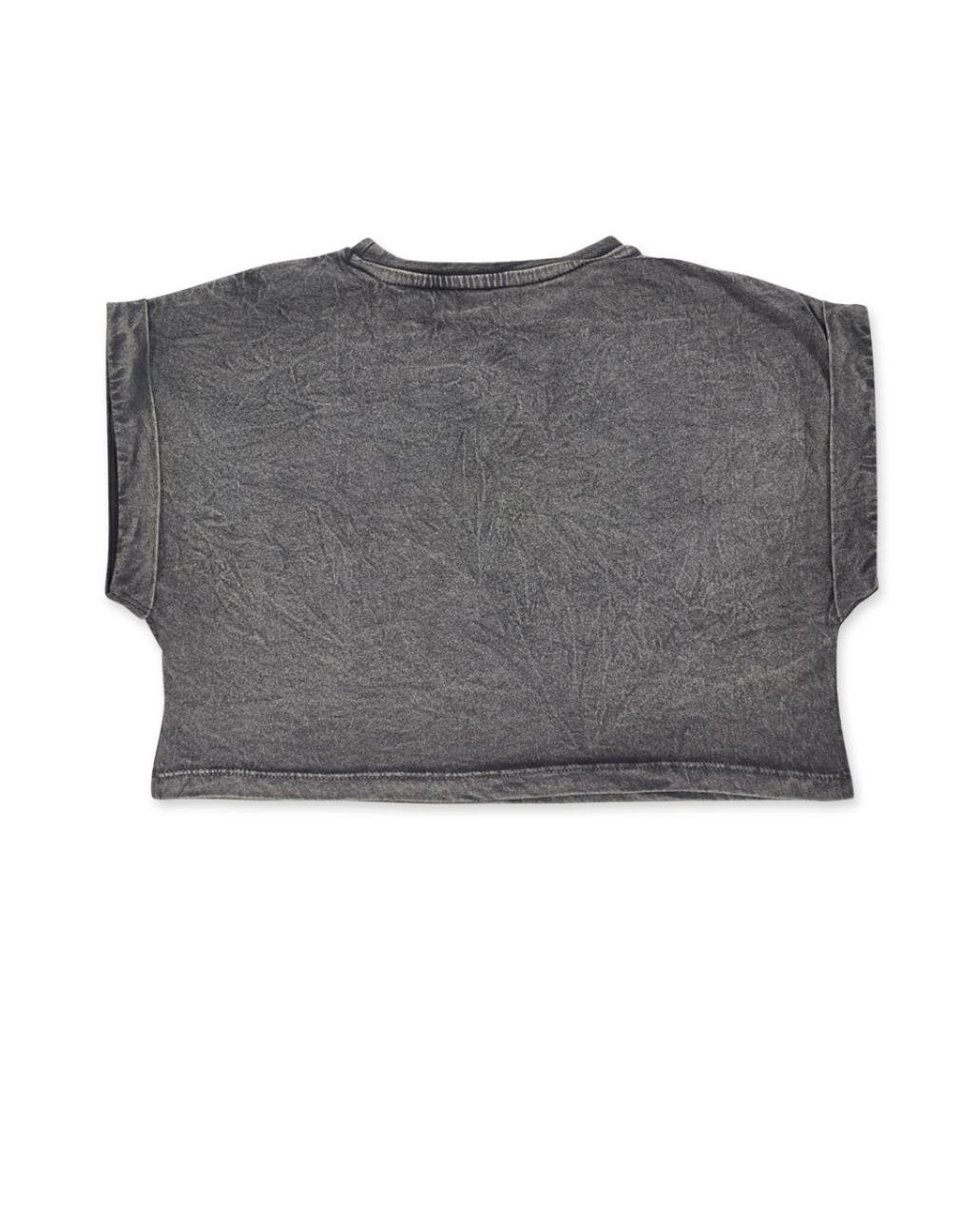 Μπλούζα μακό oversized κορίτσι NATH-KG04T607G2-GRAY φωτογραφία