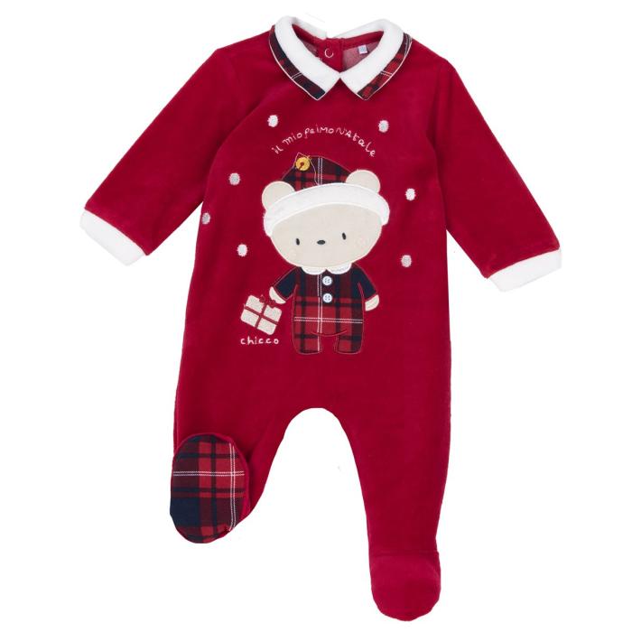 Φορμάκι μπεμπέ unisex Christmas CHICCO-02412-075-RED