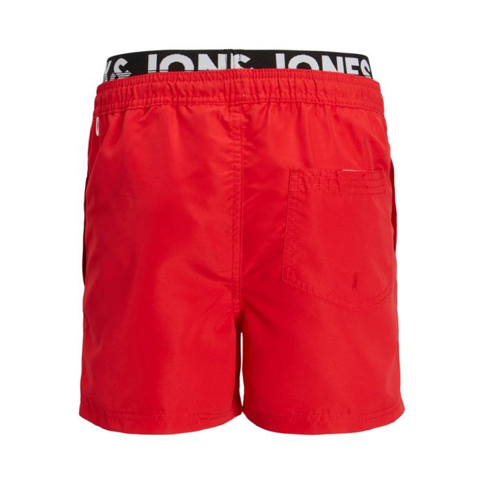 Μαγιό βερμούδα αγόρι JACK & JONES-12228535-Chinese Red