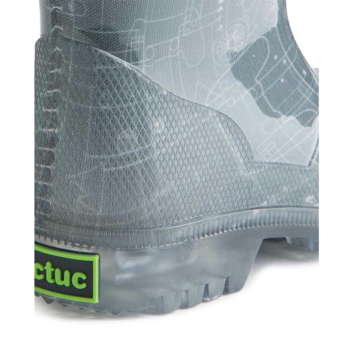 Γαλότσα αγόρι tuc tuc-11339411-LIGHT UP RAINBOOTS-GRIS